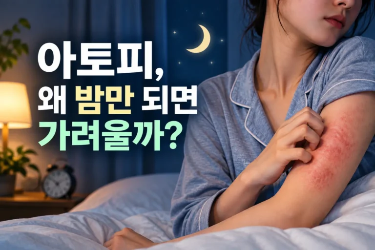 아토피 밤 가려움이 심해지는 이유, 정말 알고 싶은 건 그게 아닐 겁니다